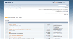 Desktop Screenshot of msforum.dk